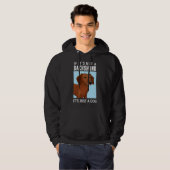 Veste À Capuche Dachshund Favorite Breed (Devant entier)