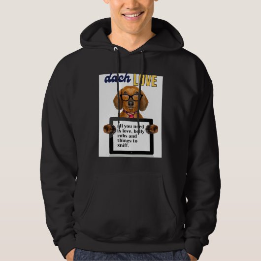 Veste À Capuche Dachshund Love 430 (Devant)