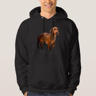 Veste À Capuche Dachshund Weiner Chien Maman Papa Doxie Puppy mign