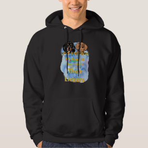 VESTE À CAPUCHE DACHSHUND WIENER DOG FAN MES AMIS NE TIENNENT PAS
