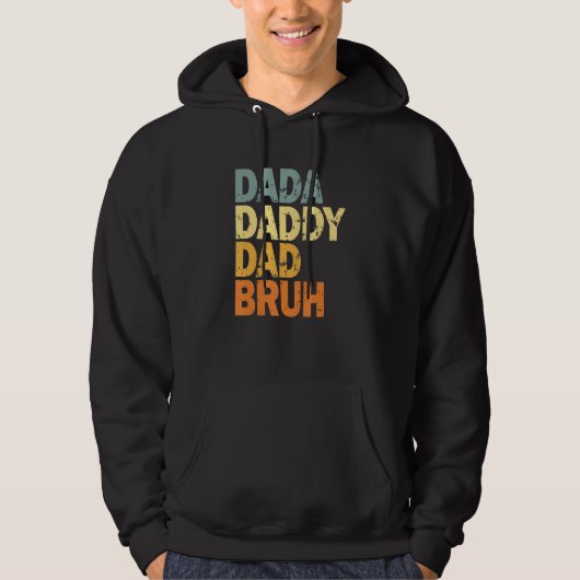 Veste À Capuche Dada papa papa Bruh (Devant)