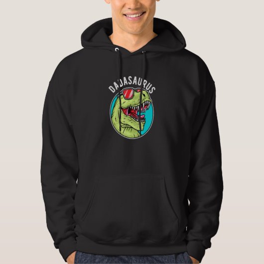Veste À Capuche Dadasaurus T Rex Dinosaur Dada Saurus (Devant)