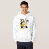 Veste À Capuche DAFFY DUCK™ & BUGS BUNNY™ Glitch (Devant entier)