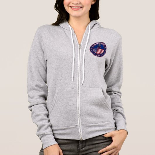 Veste À Capuche Dakota du Nord (Devant)