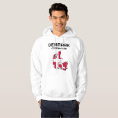 Veste À Capuche Danemark, Danemark, Danemark, Danemark, Drapeau, D (Devant entier)