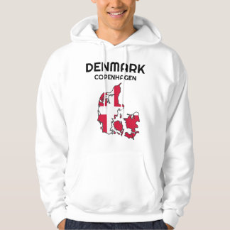 Veste À Capuche Danemark, Danemark, Danemark, Danemark, Drapeau, D