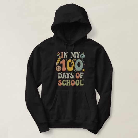 Veste À Capuche dans mes 100 jours d'école 100 jours d'école (Design devant)