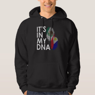 Veste À Capuche Dans Mon Adn Moitié Philippin Moitié Mexicain Mexi