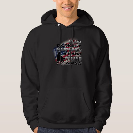 Veste À Capuche Dans Mon Heure La Plus Sombre Quand J'Avais Besoin (Devant)