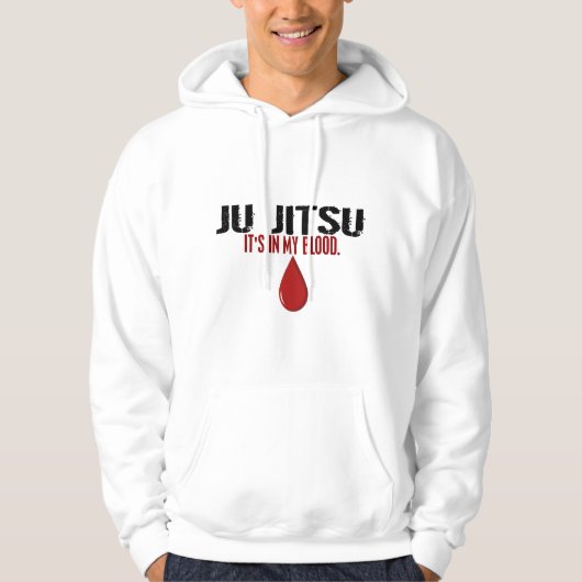 Veste À Capuche Dans mon sang JU JITSU (Devant)