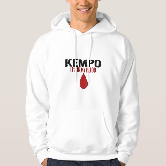 Veste À Capuche Dans mon sang KEMPO (Devant)