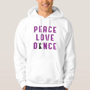 Veste À Capuche Danse Amour Danser Fête Sport Danser Danser Drôle