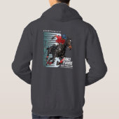 Veste À Capuche Danse avec Cheval (mode foncé) | Homme (Dos)