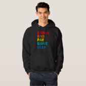 Veste À Capuche Danse Papa Payer Lecteur Clap Parent Danseuse Fa (Devant entier)