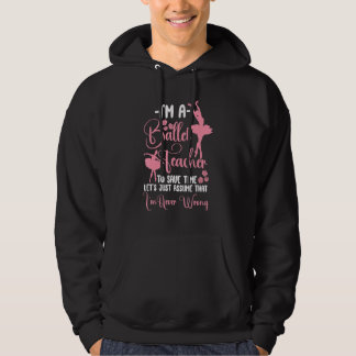 Veste À Capuche Danseuse de ballet Danseuse Ballerine Professeur d