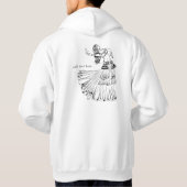 Veste À Capuche Danseuse du ventre Darbuka Drum Sweatshirt à capuc (Dos)