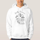 Veste À Capuche Danseuse du ventre Darbuka Drum Sweatshirt à capuc (Devant)
