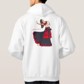 Veste À Capuche Danseuse du ventre Darbuka Drum Sweatshirt à capuc (Dos)
