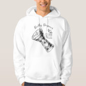 Veste À Capuche Danseuse du ventre Darbuka Drum Sweatshirt à capuc (Devant)