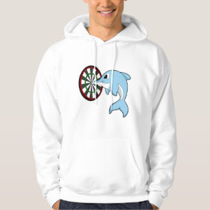 Veste À Capuche Dauphin aux fléchettes avec Dartboard