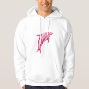 Veste À Capuche dauphin rose