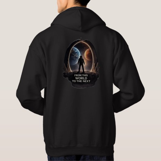 Veste À Capuche De ce monde au suivant — Voyage interplanétaire (Dos)