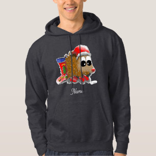 Veste À Capuche DE/GB T-shirt de Noël hérisson/Christmas hoodie he
