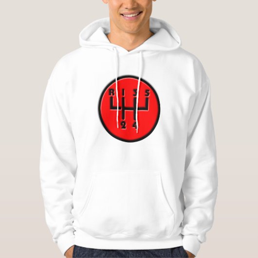 VESTE À CAPUCHE DÉCALAGE DE BÂTON (Devant)