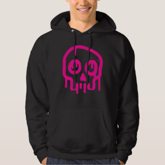Veste À Capuche Déchirer Neon Graffiti Skull Tee
