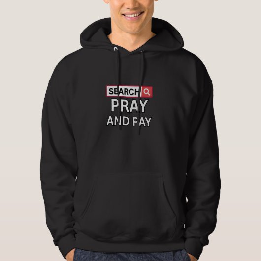 Veste À Capuche Déclaration de la foi chrétienne Don Priez et paye (Devant)