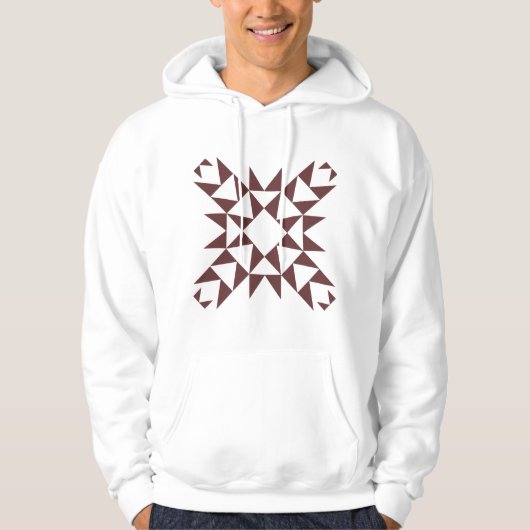 Veste À Capuche Décor 01 - Brown foncé (Devant)