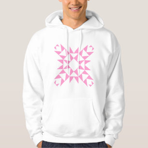 Veste À Capuche Décor 01 - Rose