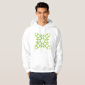 Veste À Capuche Décoratif 01 - Vert Martien (Devant entier)