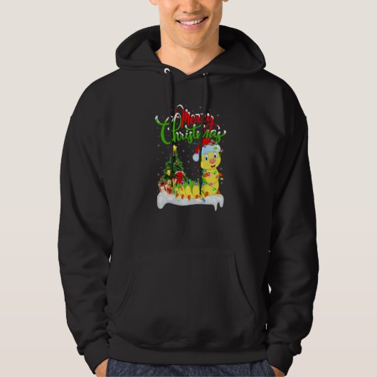 Veste À Capuche Décorations de Noël Chenille Chenille Noël (Devant)