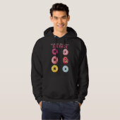 Veste À Capuche Découvrez Mon Donut Six Pack (Devant entier)