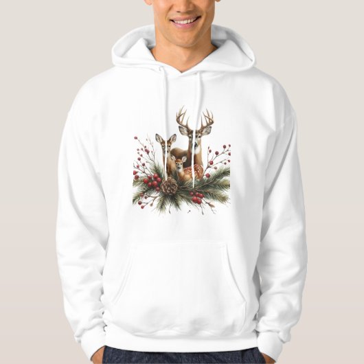 Veste À Capuche Deer Family (Devant)