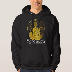 Veste À Capuche Déesse Saraswati Jersey Hindouisme Dieux hindous D