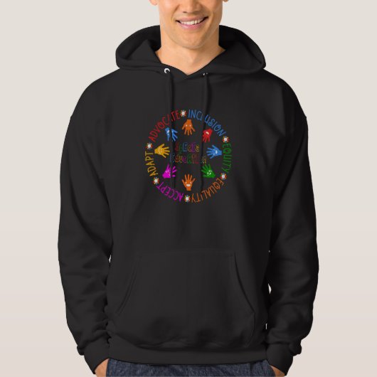 Veste À Capuche défendre l'inclusion (Devant)