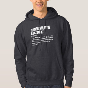 Veste À Capuche Définition amusante de l'assistant administratif
