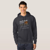 Veste À Capuche Définition de l'entraîneur de basket (Devant entier)