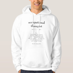 Veste À Capuche Définition d'ergothérapeute Merci cadeau