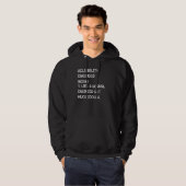 Veste À Capuche Définition d'ingénieur de fiabilité (Devant entier)