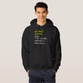 Veste À Capuche Définition d'ingénieur de fiabilité 1 (Devant entier)