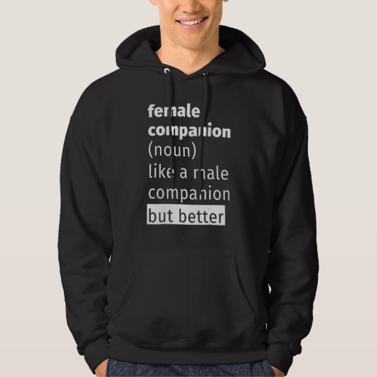 Veste À Capuche Définition du compagnon féminin (Devant)