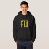 Veste À Capuche Defund the FBI Anti Government Political (Devant entier)