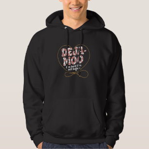 Veste À Capuche Deja Moo Funny Vache Design d'impression avec Hear