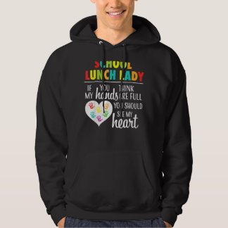 Veste À Capuche Déjeuner D'École Lady Mignonne Appréciation Coeur