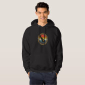 Veste À Capuche Delaware Hawaii Roots Origine State Map Retro (Devant entier)