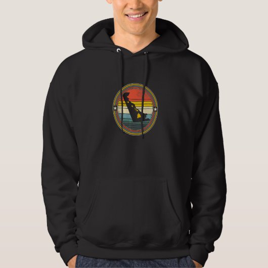 Veste À Capuche Delaware Hawaii Roots Origine State Map Retro (Devant)