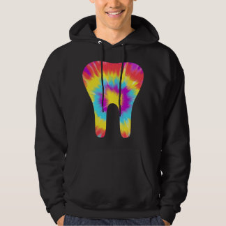 Veste À Capuche Dent assistante hygiène dentaire Tie Dye Dentiste